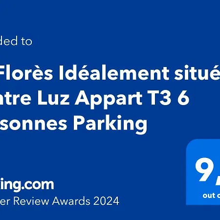 Idéalement Situé Centre Luz Appart T3 6 Personnes Parking Apartamento Luz-Saint-Sauveur