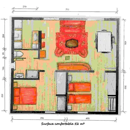 Idéalement Situé Centre Luz Appart T3 6 Personnes Parking Apartamento Luz-Saint-Sauveur